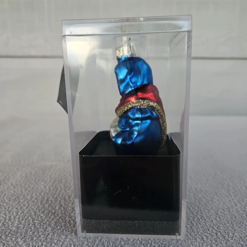 GKI Bethleham Madonna and Child Ornament Blown Glass Christmas Xmas Holiday